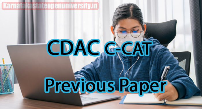 CDAC C-CAT Previous Paper