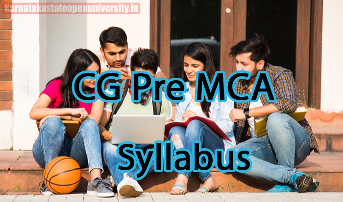 CG Pre MCA Syllabus