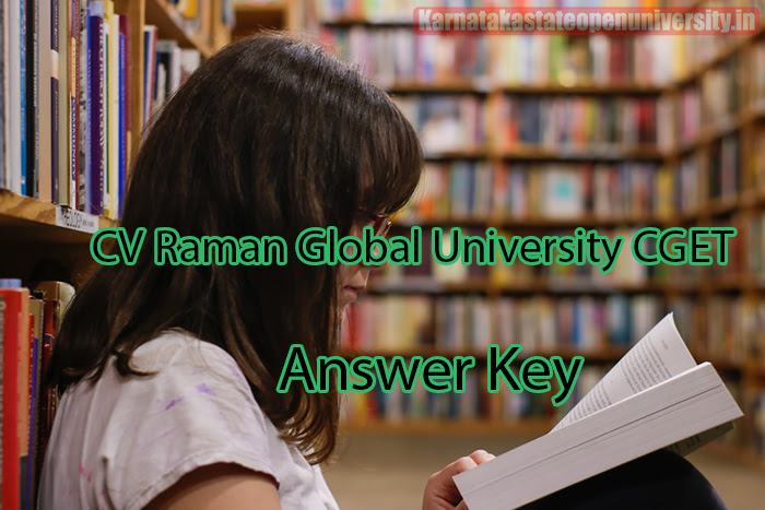 CV Raman Global University CGET Answer Key
