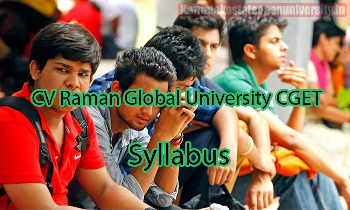 CV Raman Global University CGET Syllabus