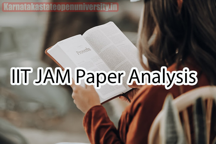 IIT JAM Paper Analysis 