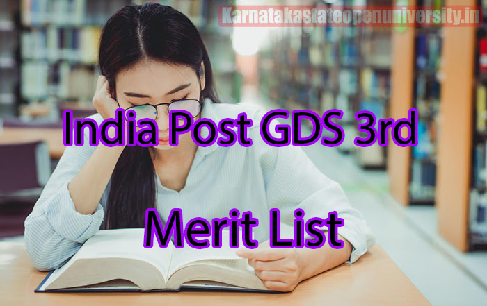 India Post GDS 3rd Merit List 