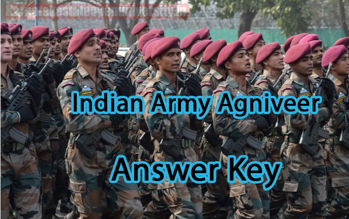 Indian Army Agniveer Answer Key