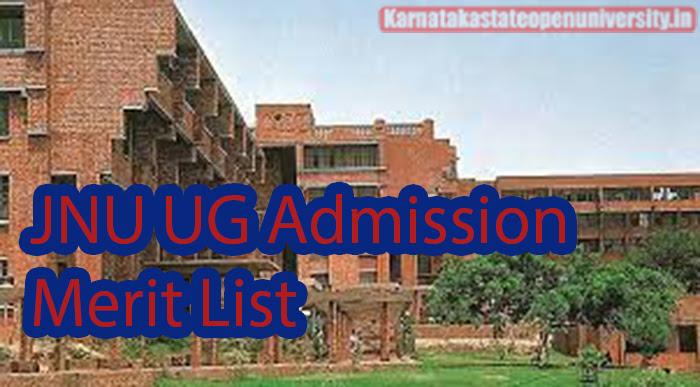 JNU UG Admission Merit List