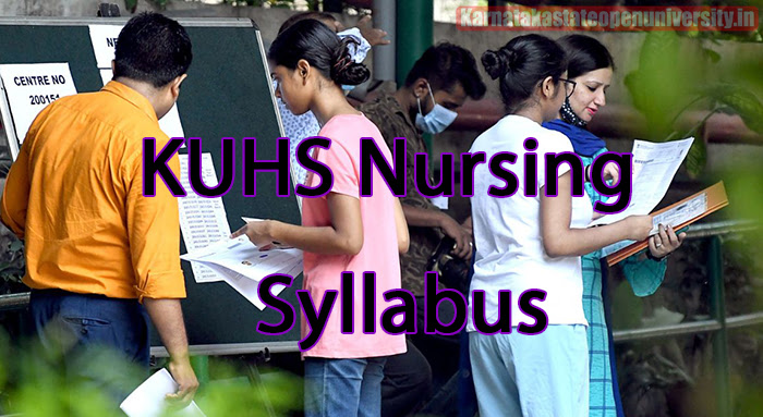 KUHS Nursing Syllabus 