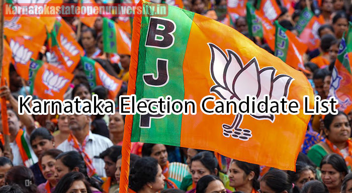 Karnataka Election Candidate List 2023