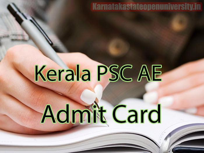 Kerala PSC AE Admit Card