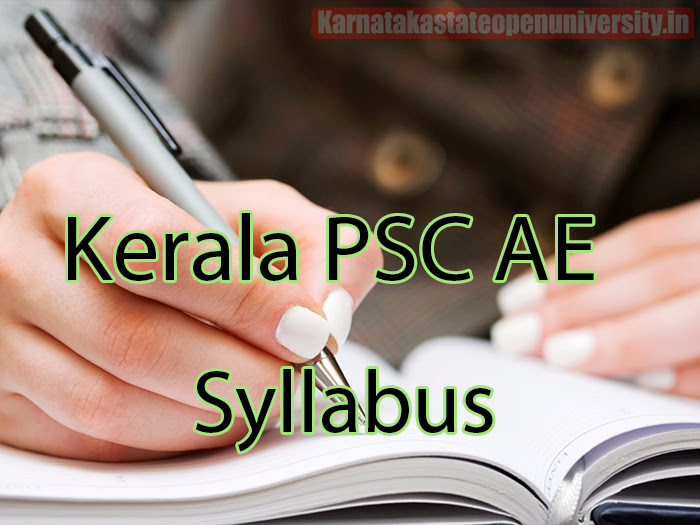 Kerala PSC AE Syllabus