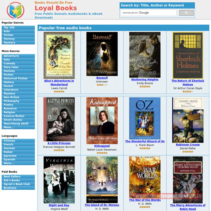 Loyal Books – Free Audiobooks and eBook Downloads