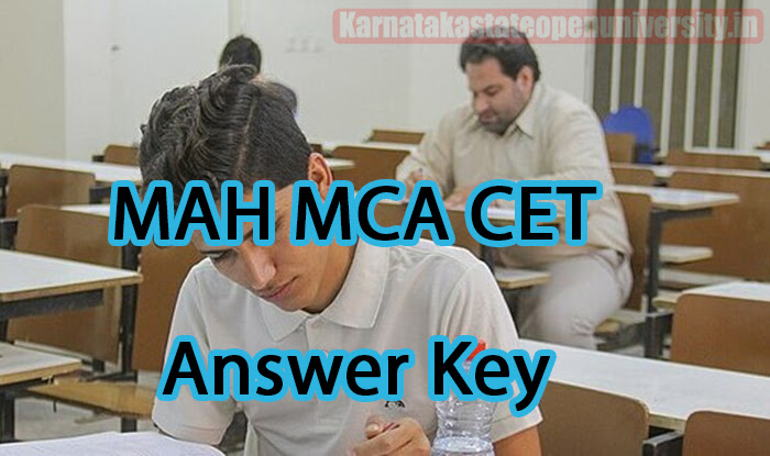 MAH MCA CET Answer Key 
