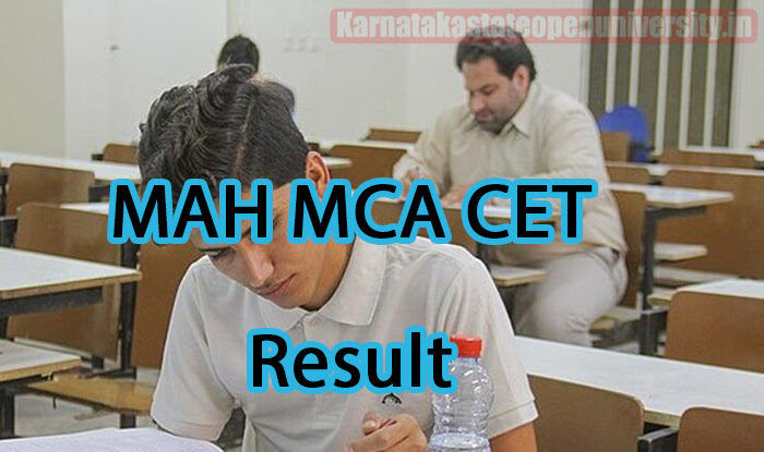 MAH MCA CET Result 