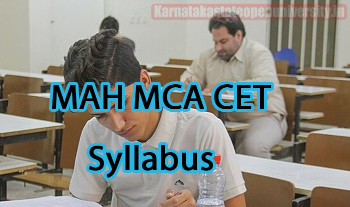 MAH MCA CET Syllabus 