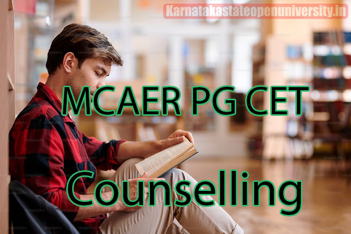 MCAER PG CET Counselling 