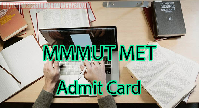MMMUT MET Admit Card