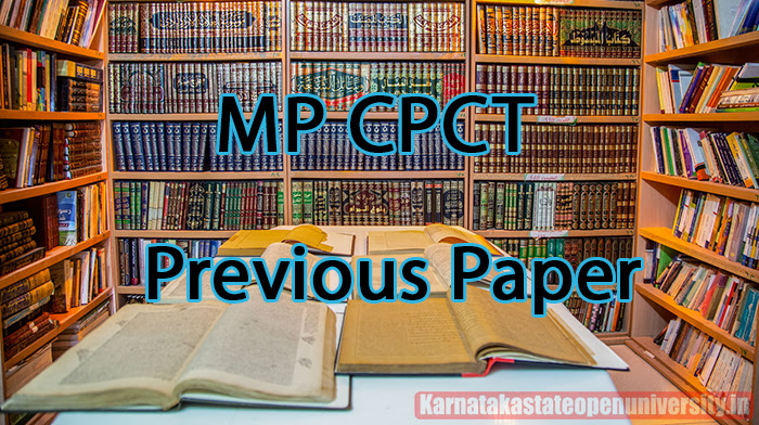 MP CPCT Previous Paper 