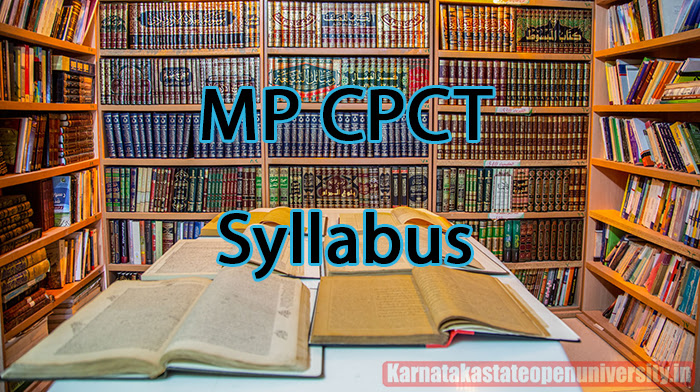 MP CPCT Syllabus 