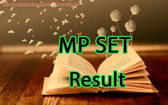 MP SET Result