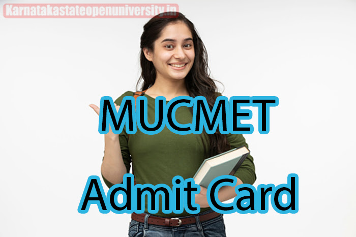 MUCMET Admit Card 