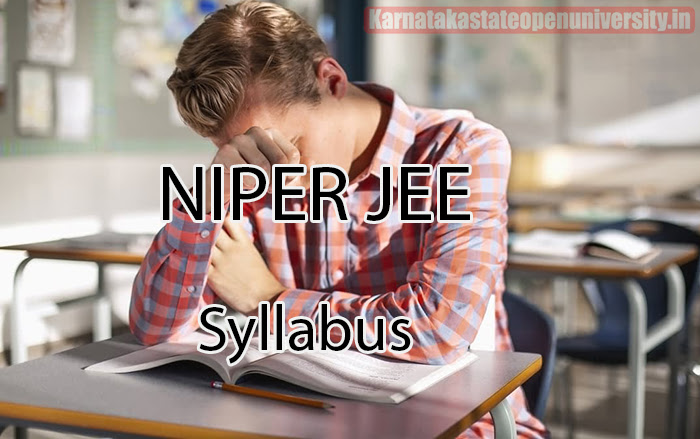NIPER JEE Syllabus 2023