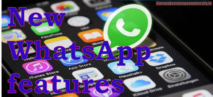 New WhatsApp features