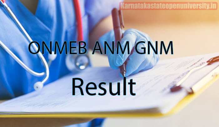 ONMEB ANM GNM Result 