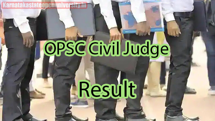 OPSC Civil Judge Result