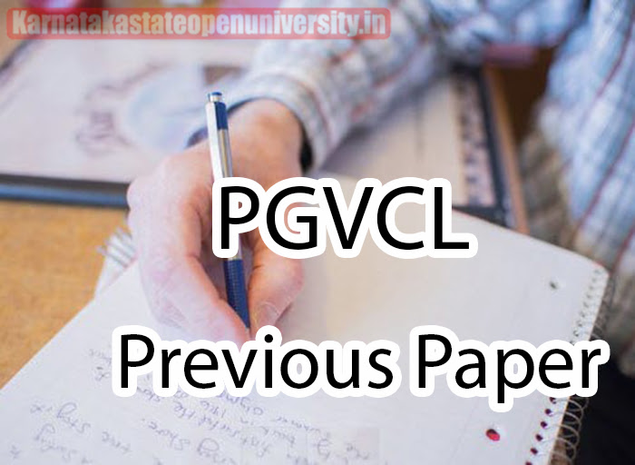 PGVCL Previous Paper 