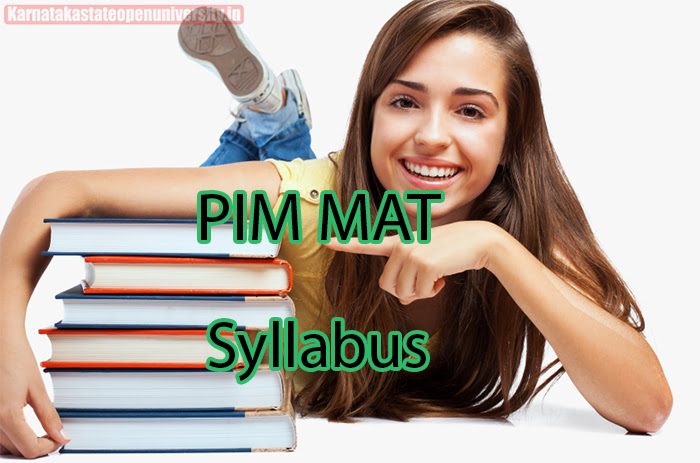 PIM MAT Syllabus