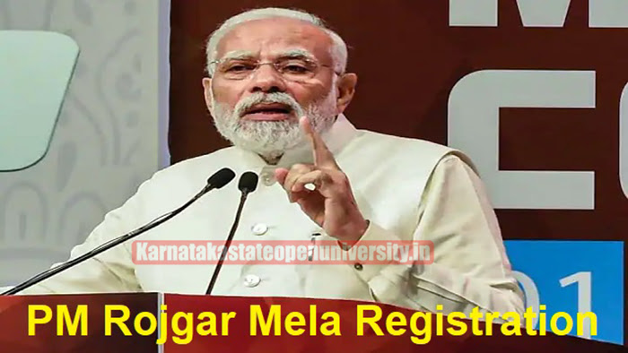 PM Rojgar Mela Registration 