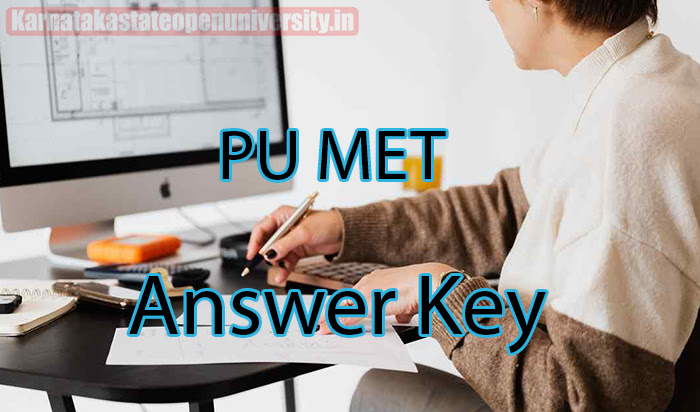 PU MET Answer Key 