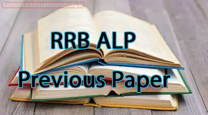RRB ALP Previous Paper 