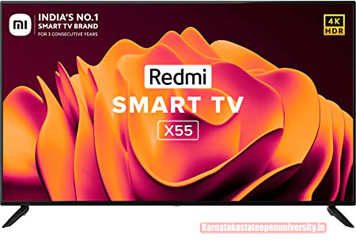 Redmi Smart TV X55 138.8cm (55 inches) Black LED TV
