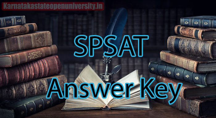 SPSAT Answer Key
