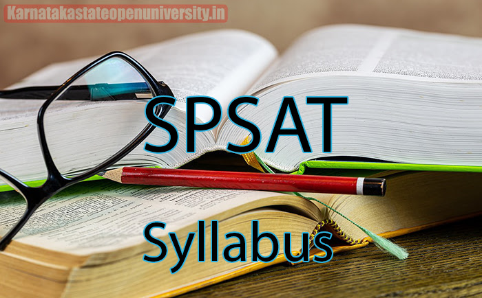 SPSAT Syllabus 
