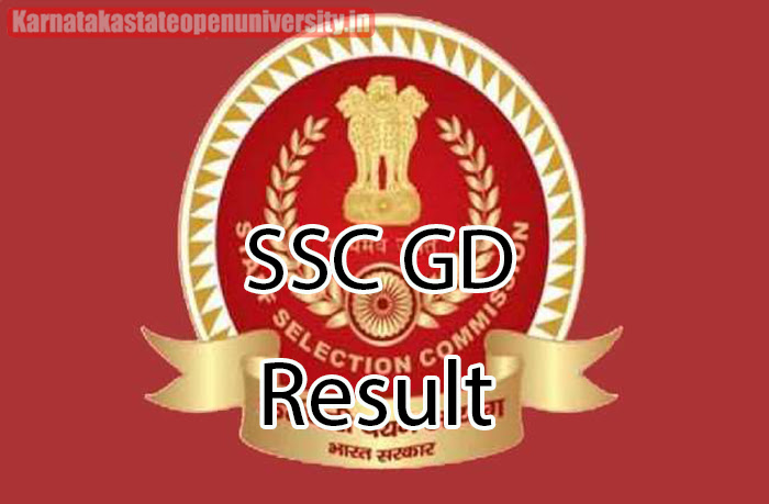 Ssc.nic.in GD Result 