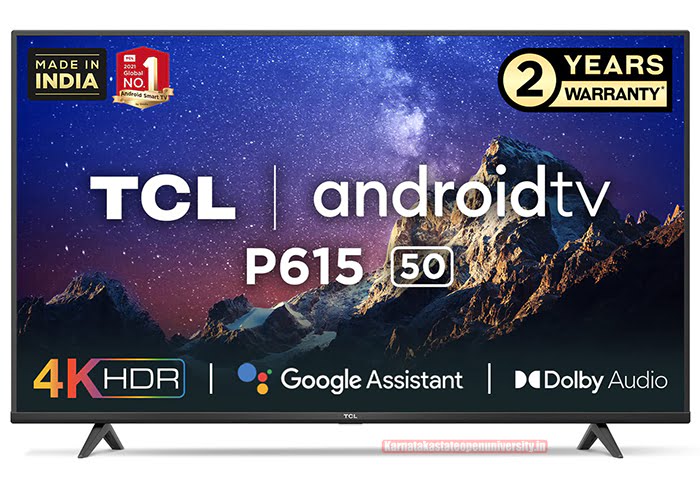 TCL 50-inch 4K Ultra HD Certified Android Smart LED TV