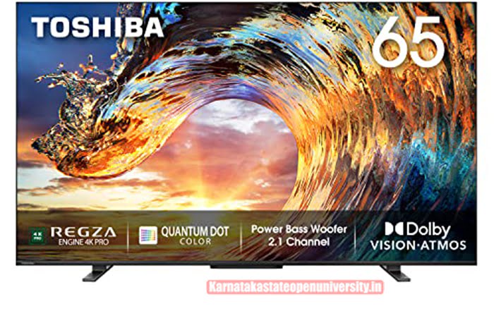 TOSHIBA 164 cm (65 inches) 4K Ultra HD Smart QLED Google TV