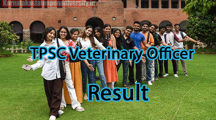 TPSC Veterinary Officer Result