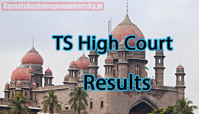 TS High Court Results