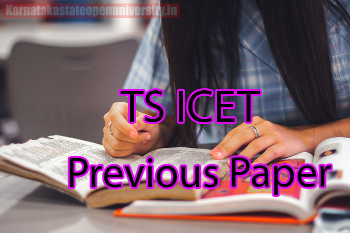 TS ICET Previous Paper