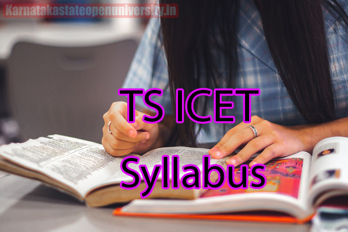TS ICET Syllabus 