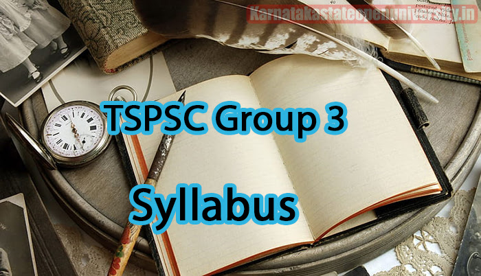 TSPSC Group 3 Syllabus