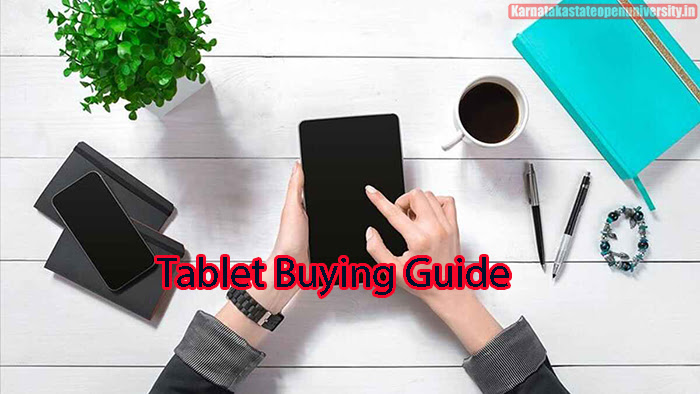 Tablet Buying Guide