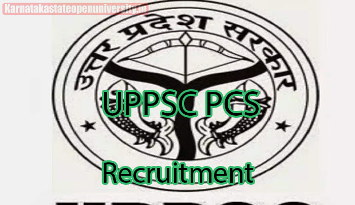 UPPSC PCS Recruitment 