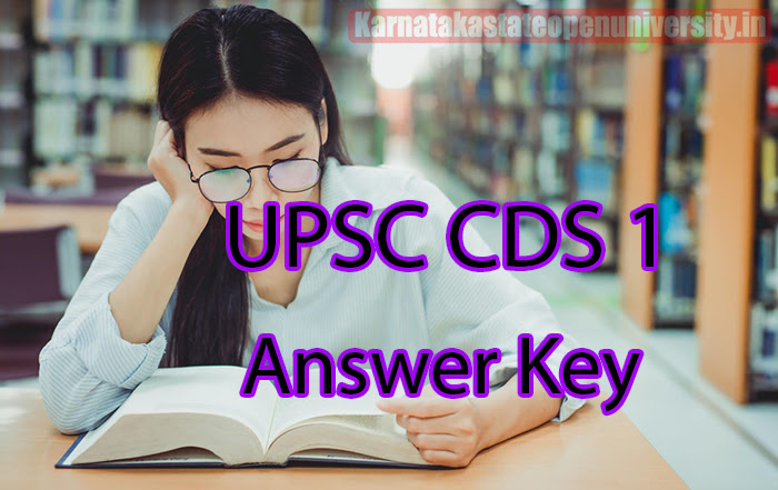 UPSC CDS 1 Answer Key 