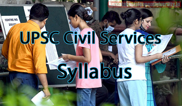 UPSC Civil Services Syllabus 