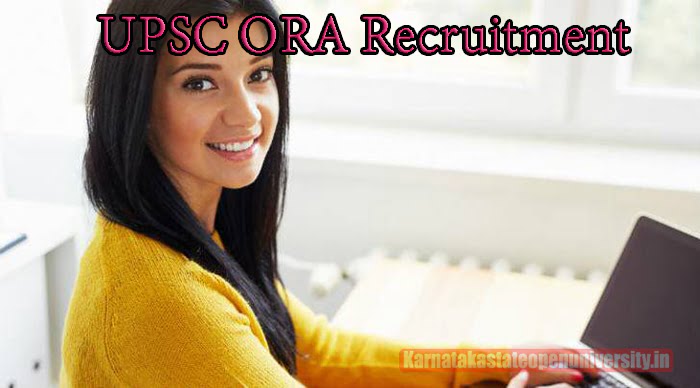UPSC ORA Recruitment