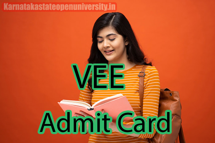 VEE Admit Card 