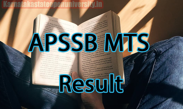 APSSB MTS Result