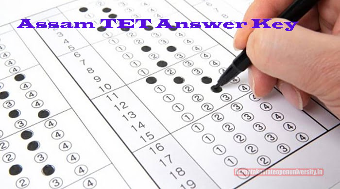 Assam TET Answer Key
